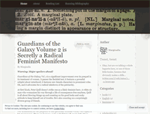 Tablet Screenshot of mymarginalia.wordpress.com