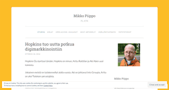 Desktop Screenshot of mikkopiippo.wordpress.com