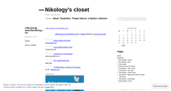 Desktop Screenshot of nikology.wordpress.com