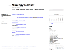 Tablet Screenshot of nikology.wordpress.com