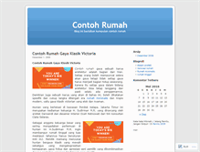 Tablet Screenshot of contohrumah021.wordpress.com