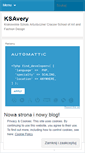 Mobile Screenshot of ksavery.wordpress.com