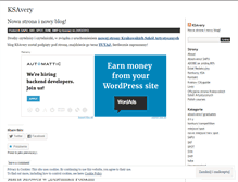 Tablet Screenshot of ksavery.wordpress.com