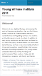 Mobile Screenshot of pinerichlandyoungwriters2011.wordpress.com