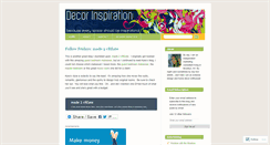 Desktop Screenshot of decorinspiration.wordpress.com