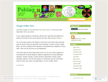 Tablet Screenshot of fublag.wordpress.com