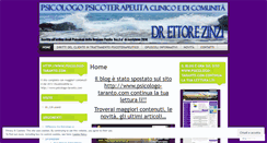 Desktop Screenshot of ettorezinzi.wordpress.com