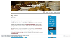 Desktop Screenshot of orangeideal.wordpress.com