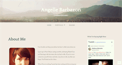 Desktop Screenshot of angellebarbazon.wordpress.com