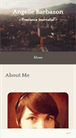 Mobile Screenshot of angellebarbazon.wordpress.com