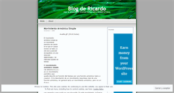 Desktop Screenshot of dinamicabyricardo.wordpress.com