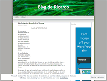 Tablet Screenshot of dinamicabyricardo.wordpress.com