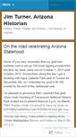 Mobile Screenshot of jimturnerarizonahistorian.wordpress.com