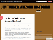 Tablet Screenshot of jimturnerarizonahistorian.wordpress.com