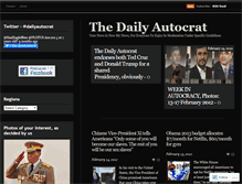 Tablet Screenshot of dailyautocrat.wordpress.com
