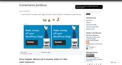 Desktop Screenshot of comentariosjuridicos.wordpress.com