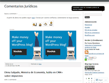 Tablet Screenshot of comentariosjuridicos.wordpress.com