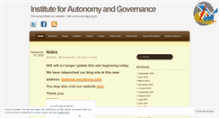 Desktop Screenshot of iag2001.wordpress.com