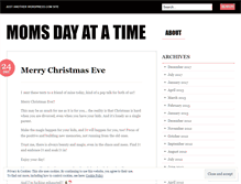 Tablet Screenshot of momsdayatatime.wordpress.com