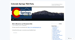 Desktop Screenshot of cspringspatriot.wordpress.com