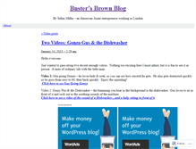 Tablet Screenshot of busterblog.wordpress.com