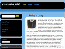 Tablet Screenshot of irrepressiblespirit.wordpress.com