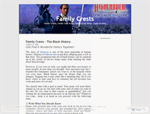 Tablet Screenshot of familycrestsandshields.wordpress.com