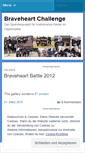 Mobile Screenshot of braveheartchallenge.wordpress.com