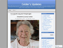 Tablet Screenshot of calderup.wordpress.com