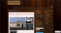 Desktop Screenshot of banquethall.wordpress.com