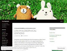 Tablet Screenshot of fuzziepotato.wordpress.com