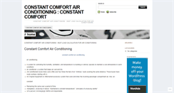 Desktop Screenshot of constantcomfortairconditioninghgn.wordpress.com