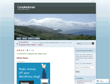 Tablet Screenshot of completekerala.wordpress.com