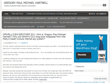 Tablet Screenshot of gregoryhartnell.wordpress.com