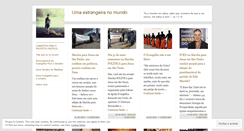 Desktop Screenshot of estrangeira.wordpress.com