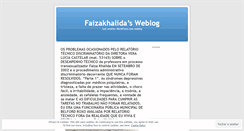 Desktop Screenshot of faizakhalida.wordpress.com
