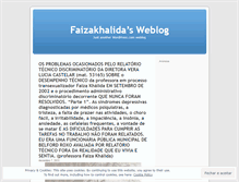Tablet Screenshot of faizakhalida.wordpress.com