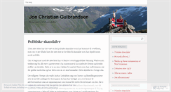 Desktop Screenshot of jonchristiangulbrandsen.wordpress.com