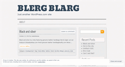 Desktop Screenshot of blergblarg.wordpress.com