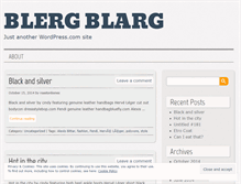 Tablet Screenshot of blergblarg.wordpress.com