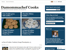 Tablet Screenshot of damommachefcooks.wordpress.com