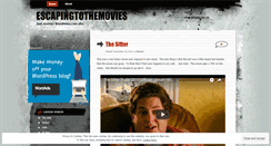 Desktop Screenshot of escapingtothemovies.wordpress.com