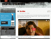 Tablet Screenshot of escapingtothemovies.wordpress.com