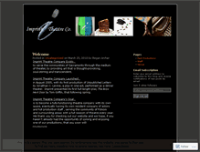 Tablet Screenshot of imprinttheatre.wordpress.com