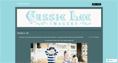 Desktop Screenshot of cassieleeimagery.wordpress.com