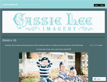 Tablet Screenshot of cassieleeimagery.wordpress.com