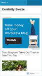 Mobile Screenshot of celebritysleaze.wordpress.com