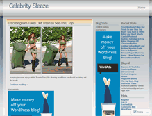 Tablet Screenshot of celebritysleaze.wordpress.com