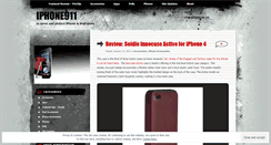 Desktop Screenshot of iphone911.wordpress.com