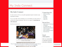 Tablet Screenshot of myindoconnect.wordpress.com